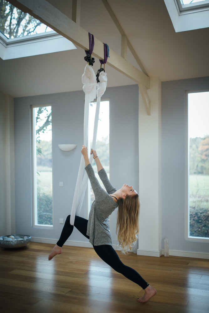 Yasmin Strong Aerial Yoga Photography