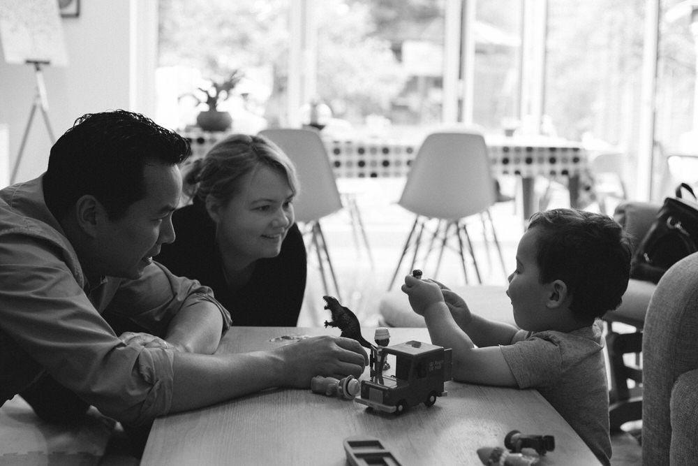 black and white family photography Reading Berkshire