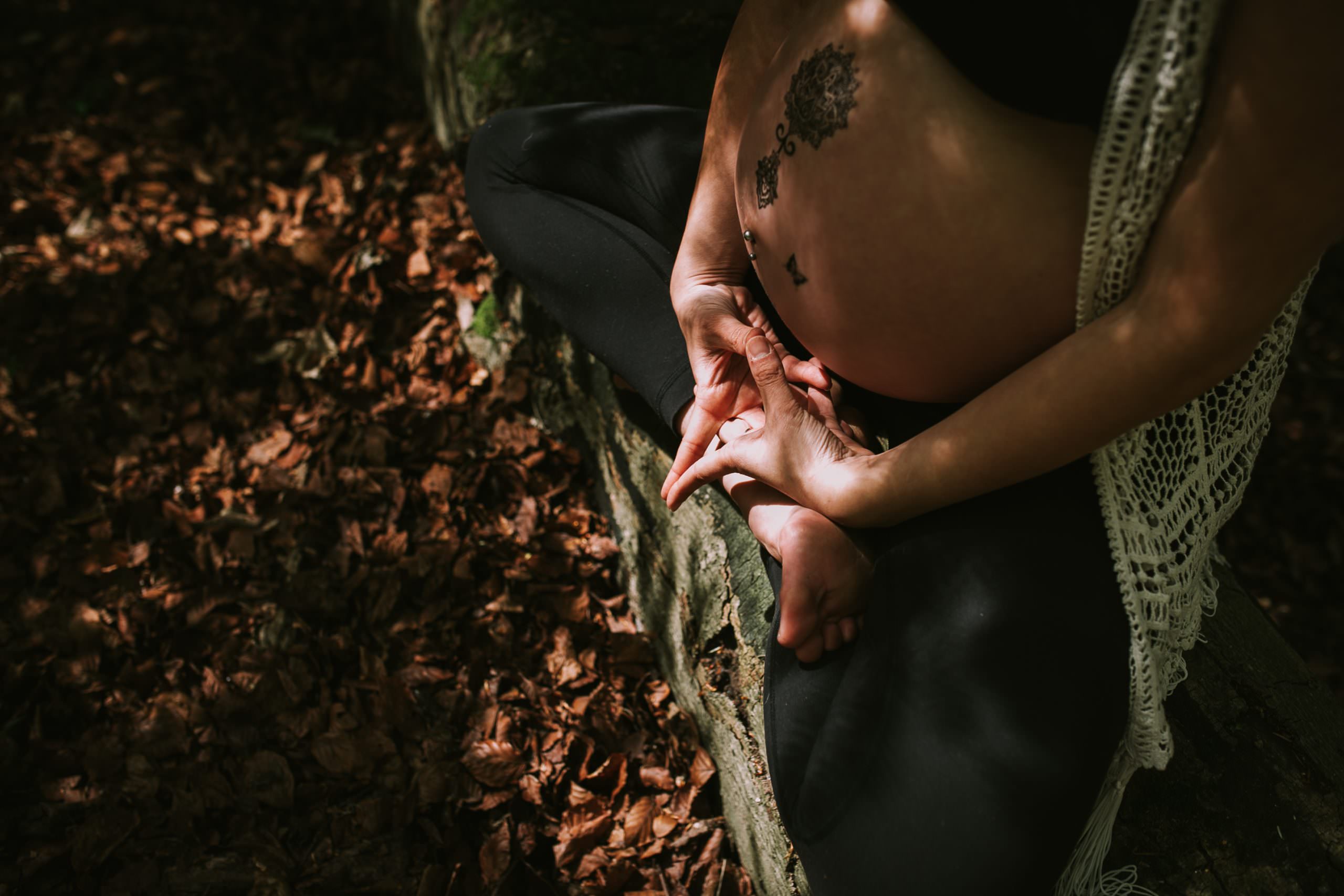 Yoga Woodland - Sapna Odlin Photography
