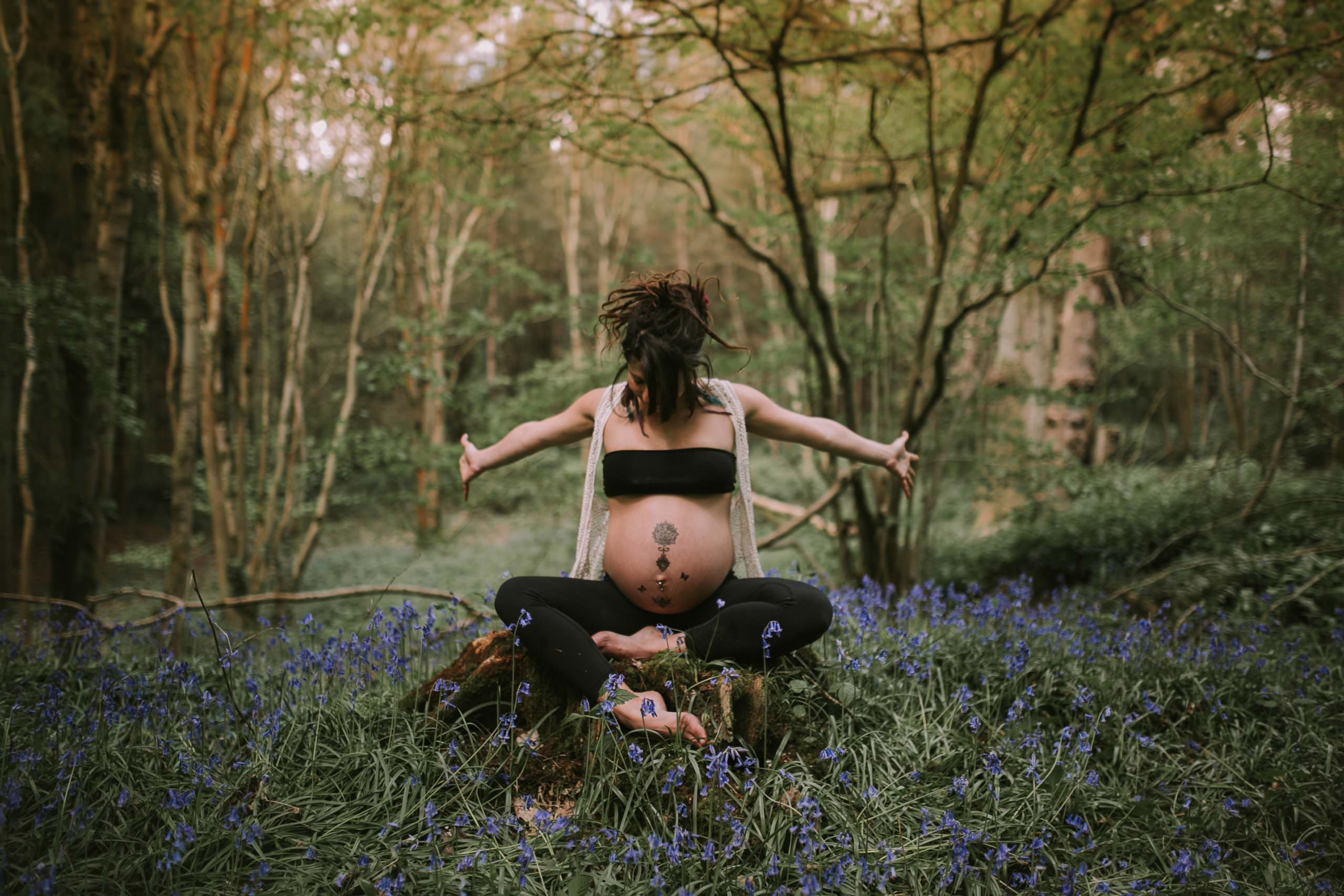 Maternity Photo Session - Sulham Woods