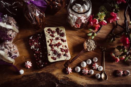 Cranberry and Poppy Seed chocolate - Rosetta D'Uva Sweet Folie